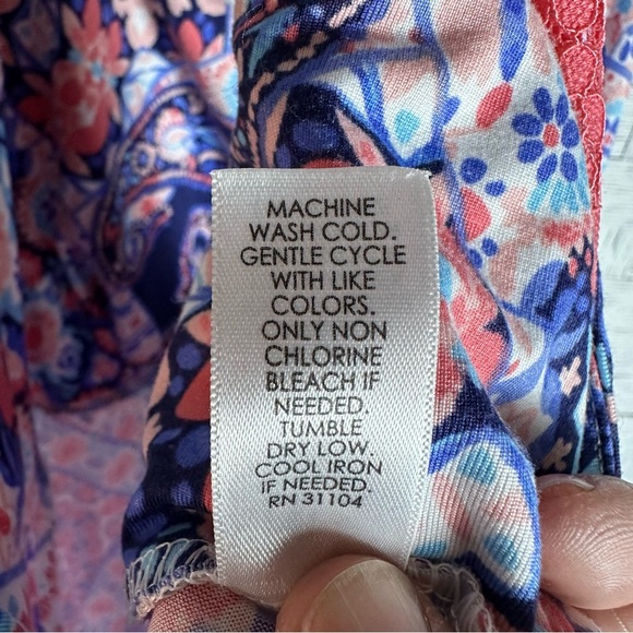 ND intimates, nightgown, T back lace back Paisley, colorful nightgown plus size - Picture 5 of 8